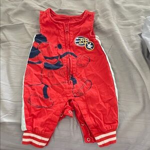 Vintage Mickey Mouse Baby Romper